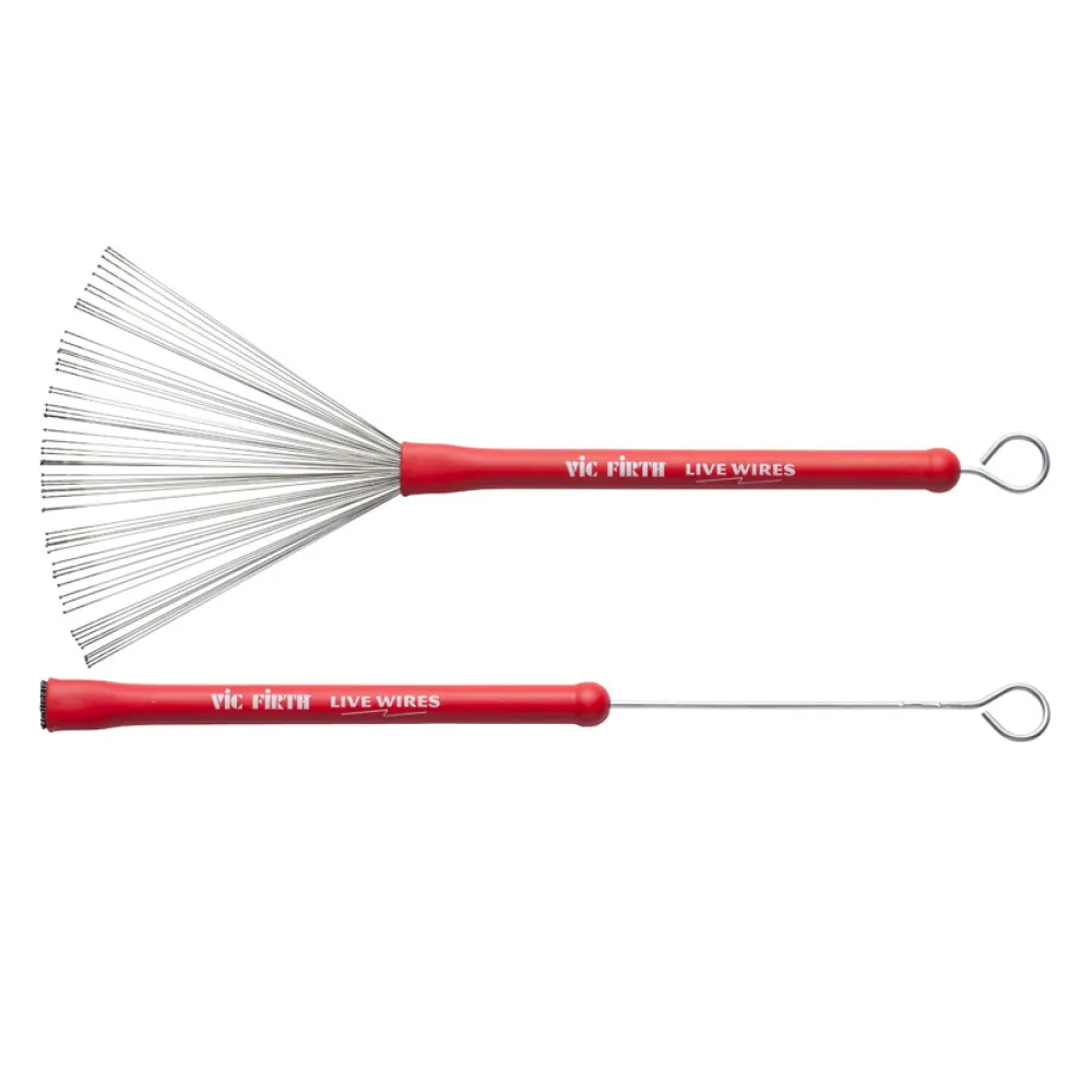 VIC FIRTH AB LW SPAZZOLE SPLIT RETRATTILI