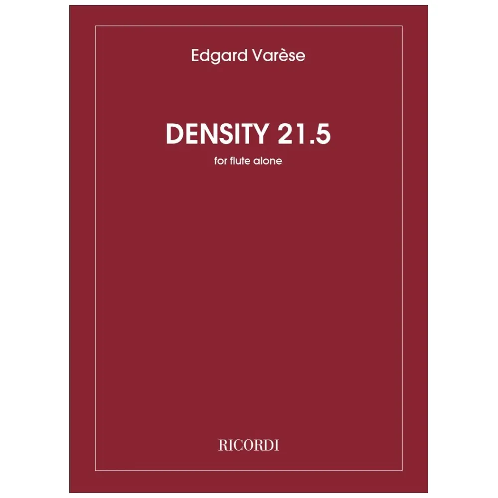 VARESE DENSITY 21.5 FOR FLUTE SOLO