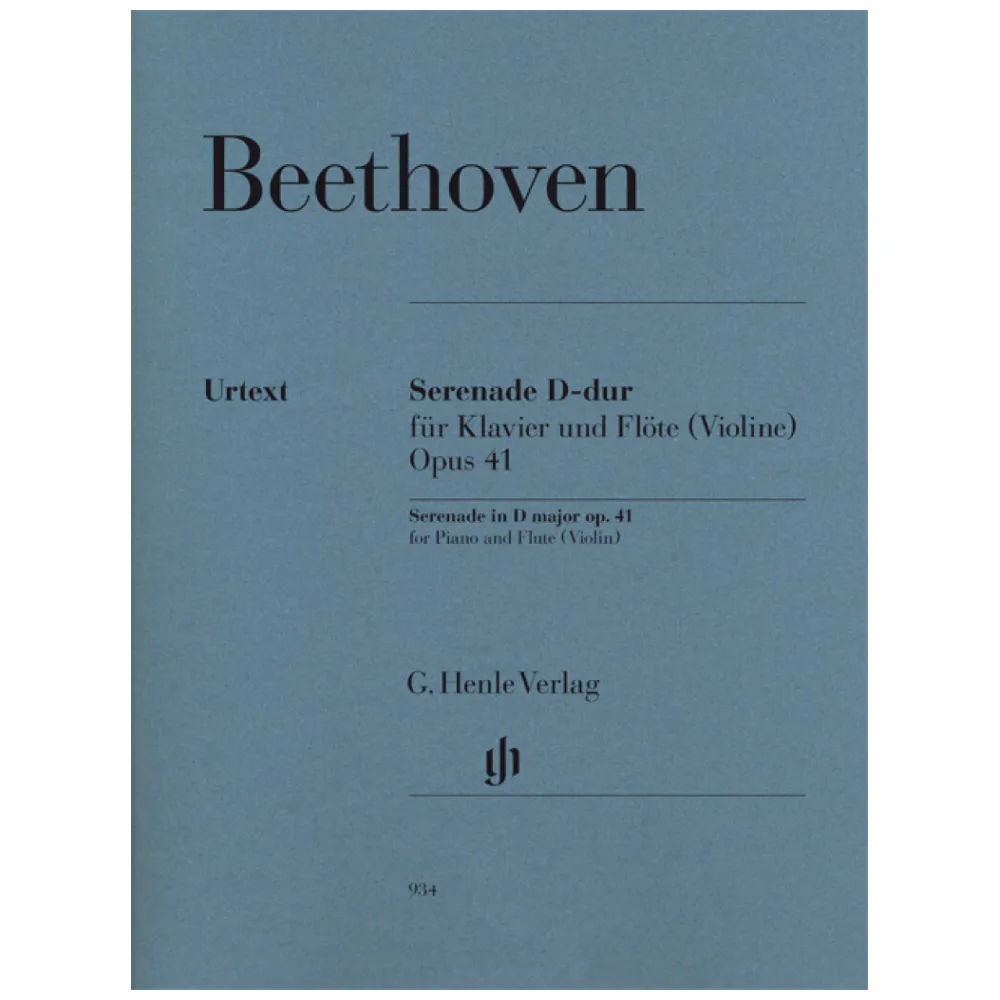 BEETHOVEN SERENADE IN D MAJOR OP. 41 FOR FLUTE