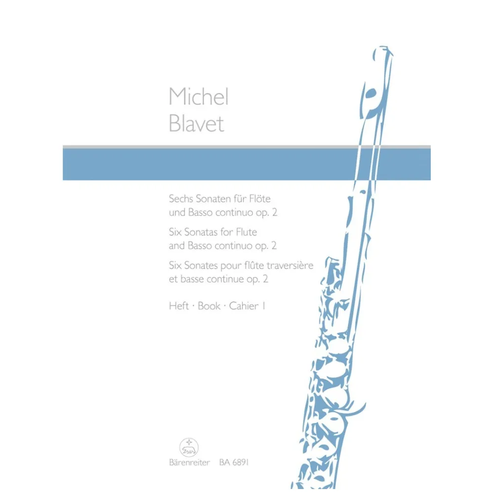 MICHEL BLAVET SONATEN(6) 1 OP.2