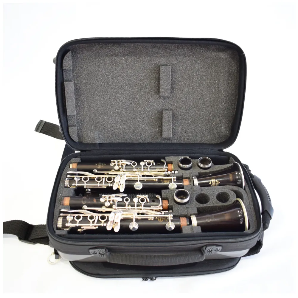 BAGS EV1 CASE PER 2 CLARINETTI SIB/LA MOD. FLIGHT FUSION BLACK