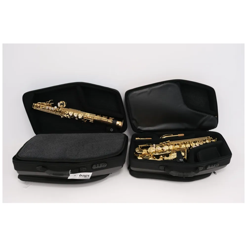 BAGS EV3 CASE PER SAX ALTO + SAX SOPRANO GOLD METALLIZZATO