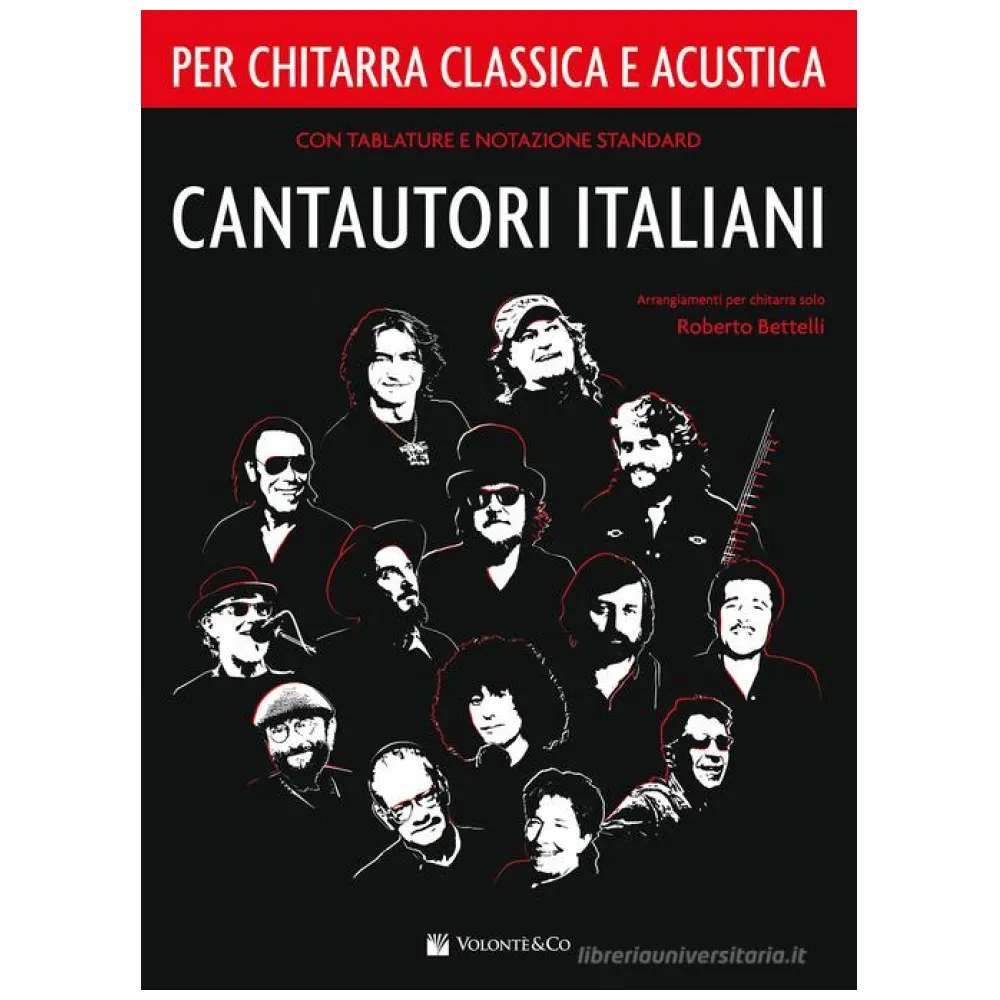 CANTAUTORI ITALIANI PER CHITARRA CLASSICA E ACUSTICA