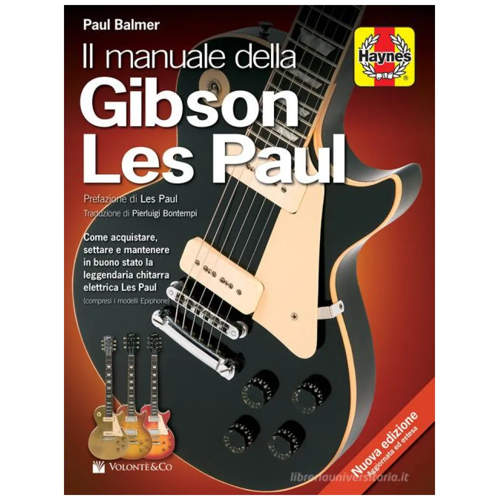 PAUL BALMER IL MANUALE DELLA GIBSON LES PAUL