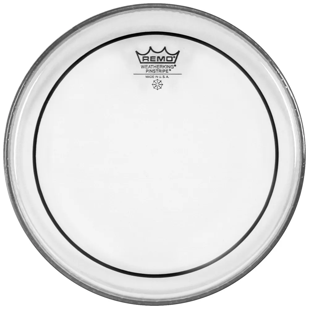 REMO PINSTRIPE BASS 20” CLEAR
