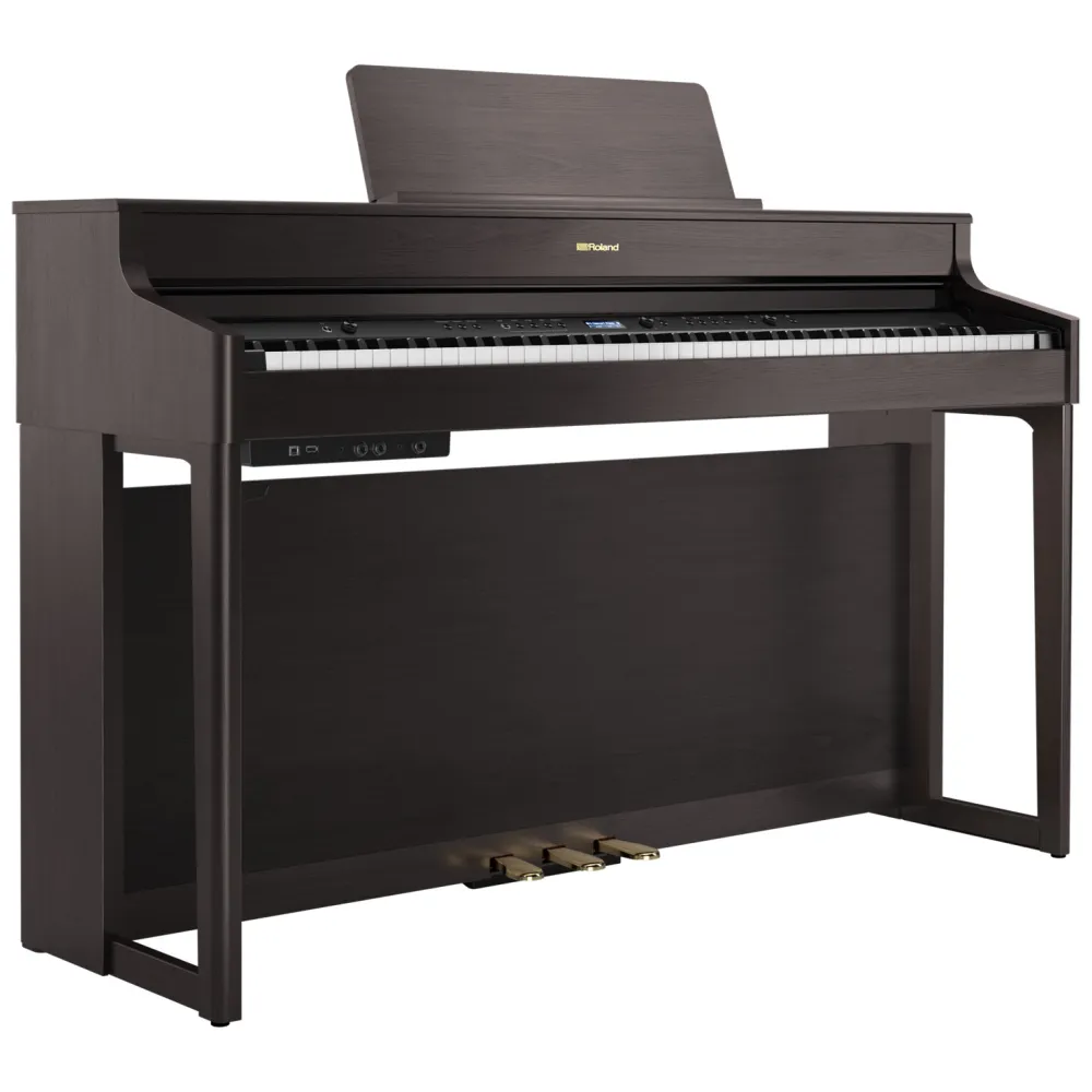 ROLAND HP702DR DARK ROSEWOOD CON STAND