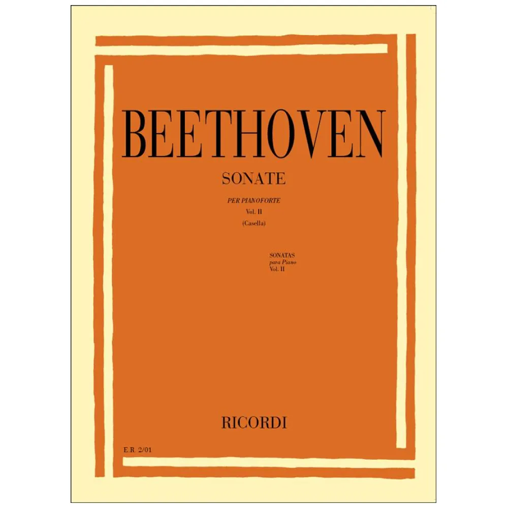 BEETHOVEN SONATE VOLUME II ED. RICORDI