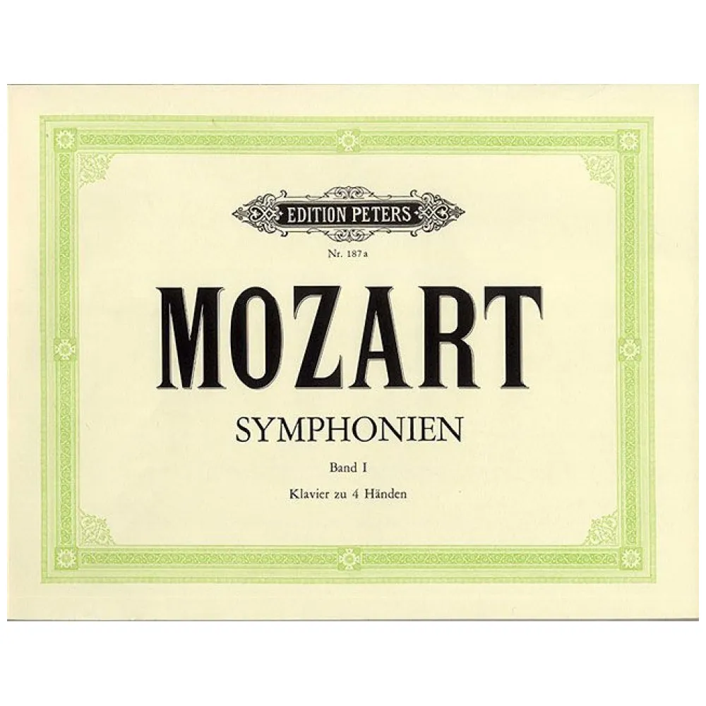 MOZART SYMPHONIES VOLUME 1 PIANOFORTE 4 MANI