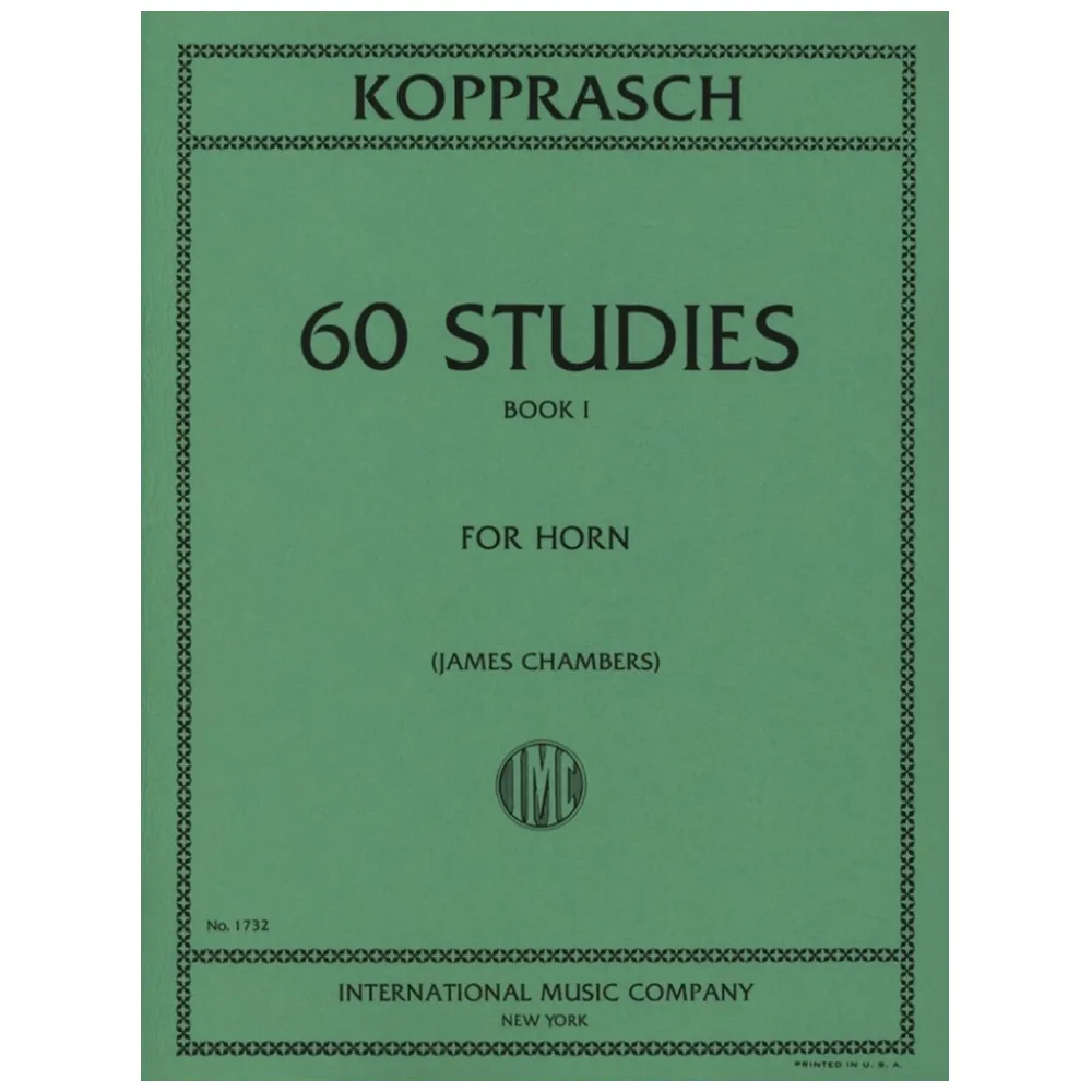 KOPPRASCH 60 STUDI PER CORNO VOL. I° (CHAMBERS)