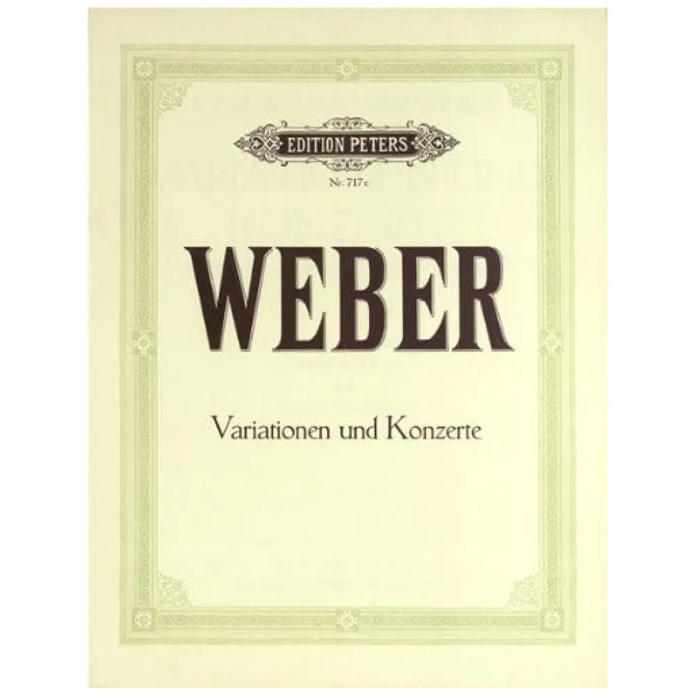 WEBER VARIATIONEN UND KONZERTE