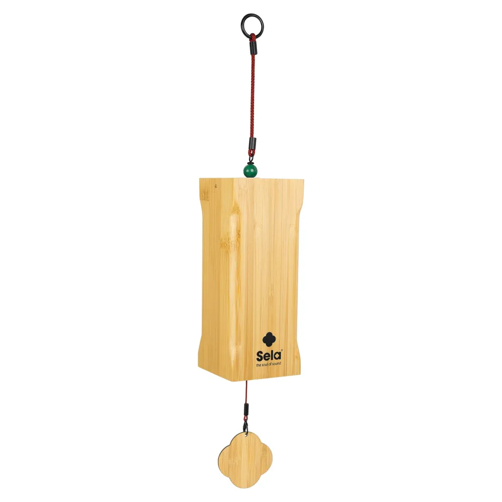 SELA VENTI CHIMES EARTH VERDE CORPO IN BAMBOO