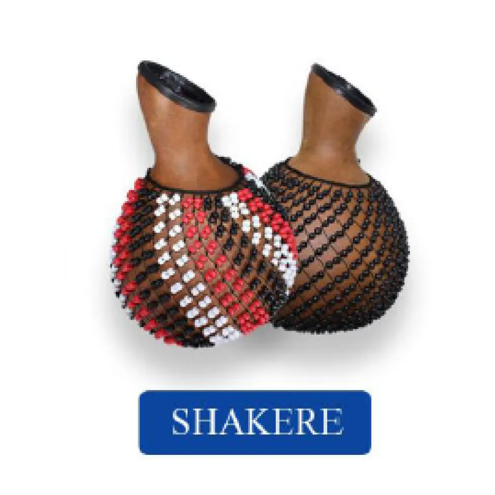 OYSTER SHAKERERE6 MARACAS FIBERGLASS PERLINE NERE