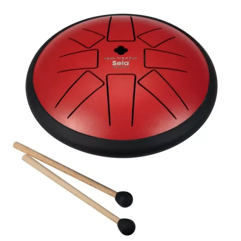 SELA MELODY TONGUE DRUM 6″/15CM ROSSO