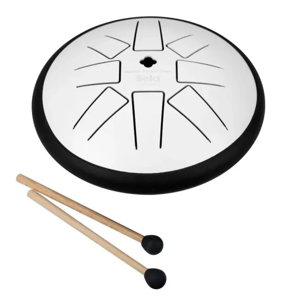 SELA MELODY TONGUE DRUM 6″/15CM BIANCO