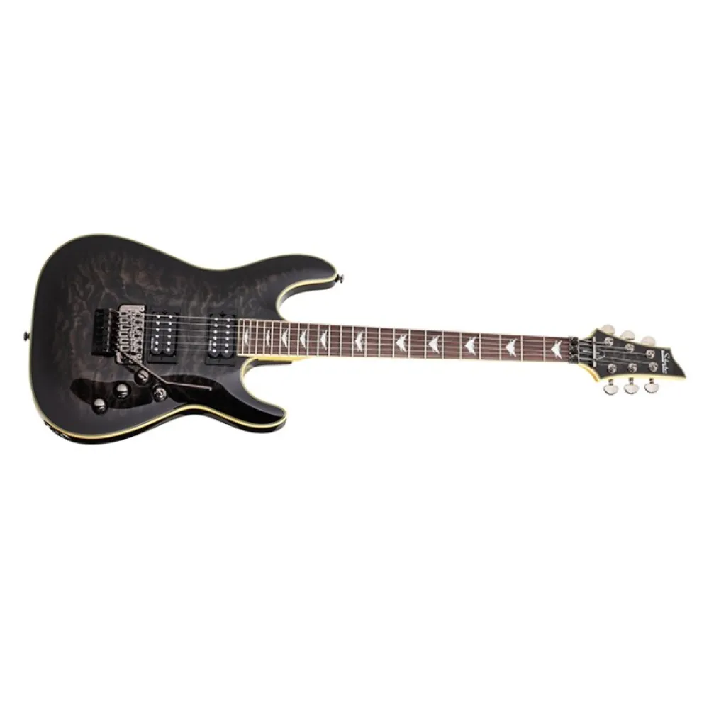 SCHECTER OMEN EXTREME-6-FR-R-STBLK SEE-THRU BLACK