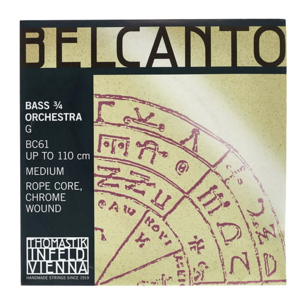 THOMASTIK BELCANTO CORDA SINGOLA 3/4 ORCHESTRA G 644652