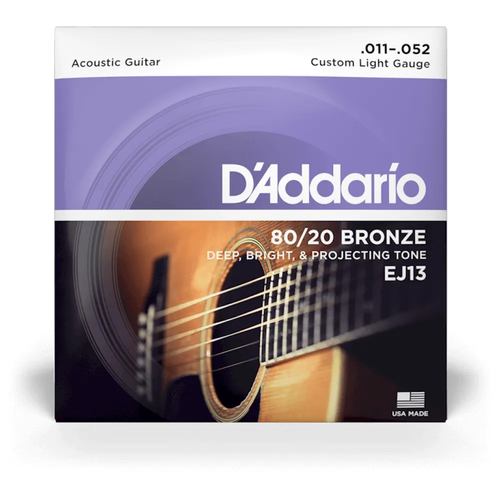 D’ADDARIO EJ13 80/20 BRONZE LITE 11/52