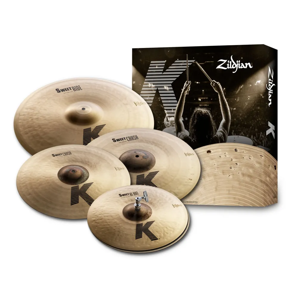 ZILDJIAN CARTONE 5 K SWEET (KS5791): RIDE + HI-HAT + 2 CRASH