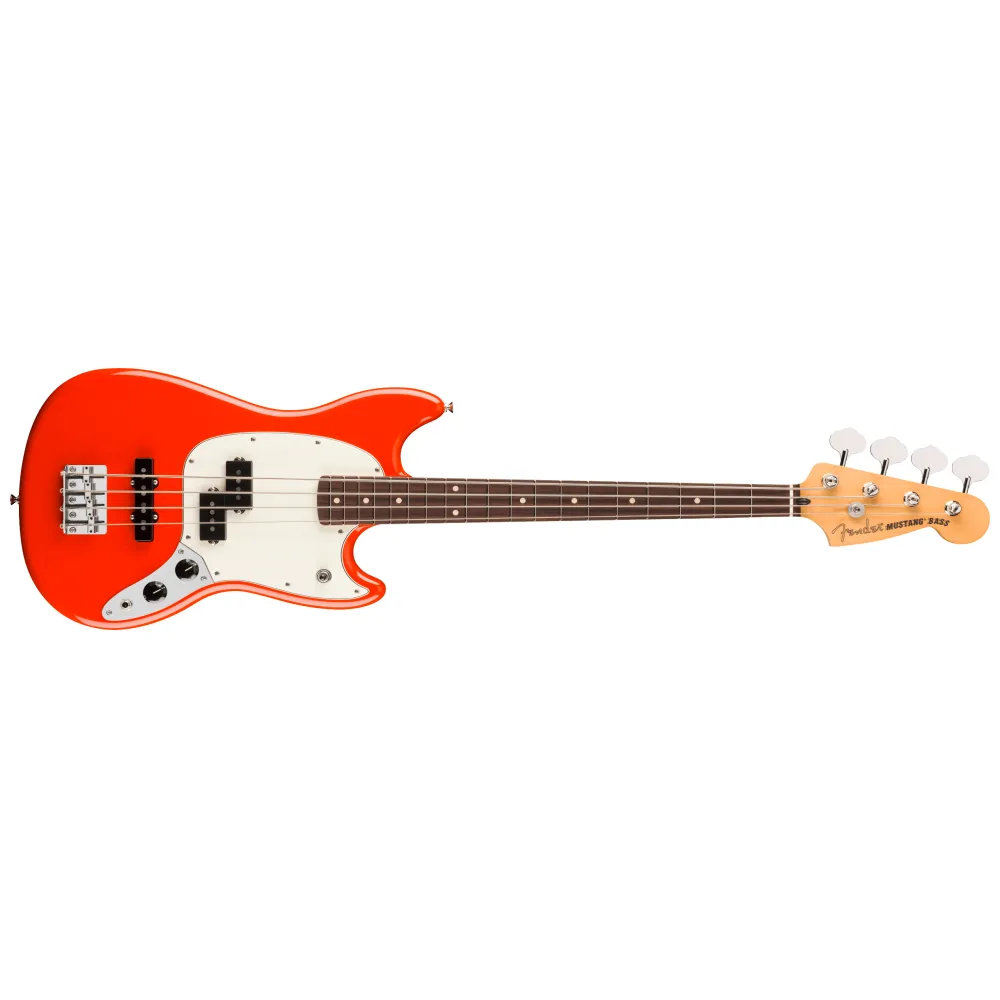 FENDER PLAYER II MUSTANG BASS PJ CORAL RED