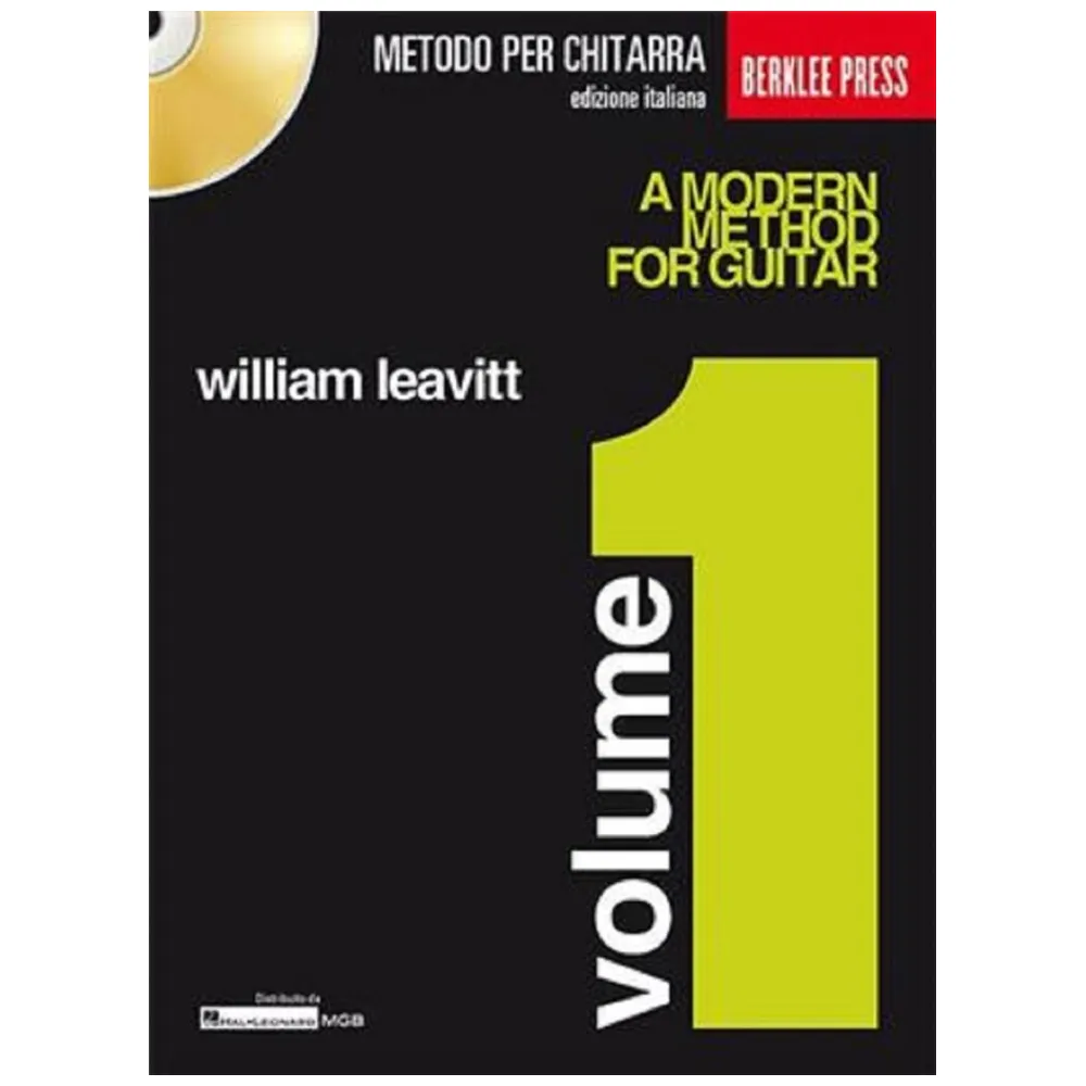 WILLIAM LEAVITT Metodo moderno per chitarra vol. 1 con CD