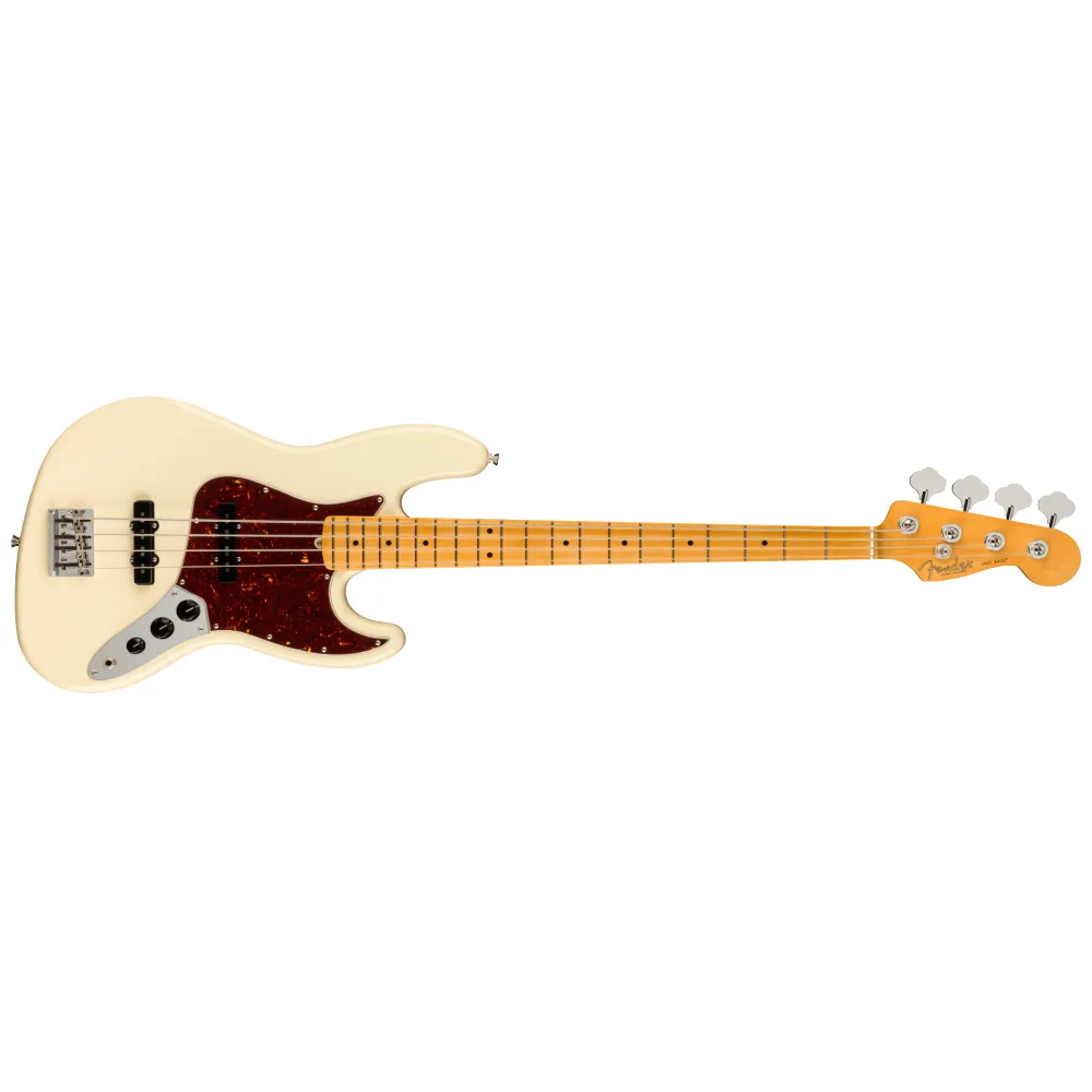 FENDER AMERICAN PROFESSIONAL II JAZZ BASS OLYMPIC WHITE