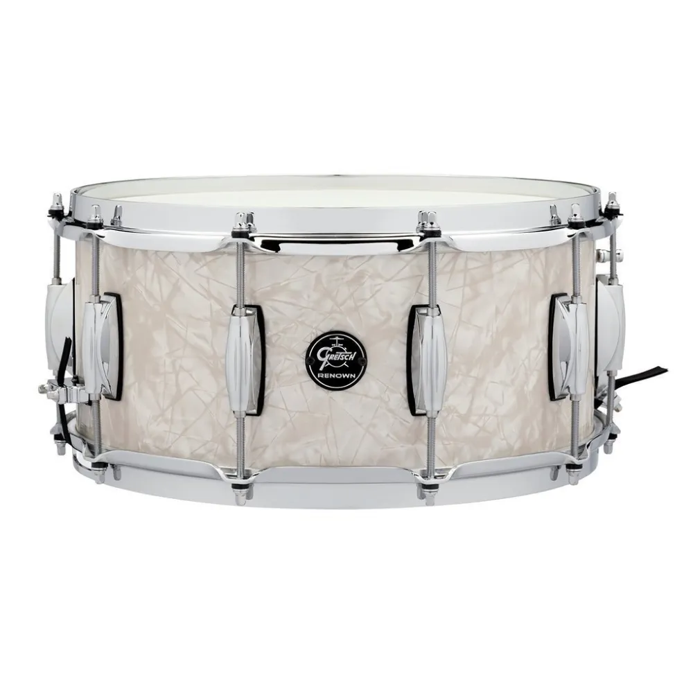 GRETSCH RENOWN MAPLE 14″ X 6.5″ SNARE DRUM VINTAGE PEAR