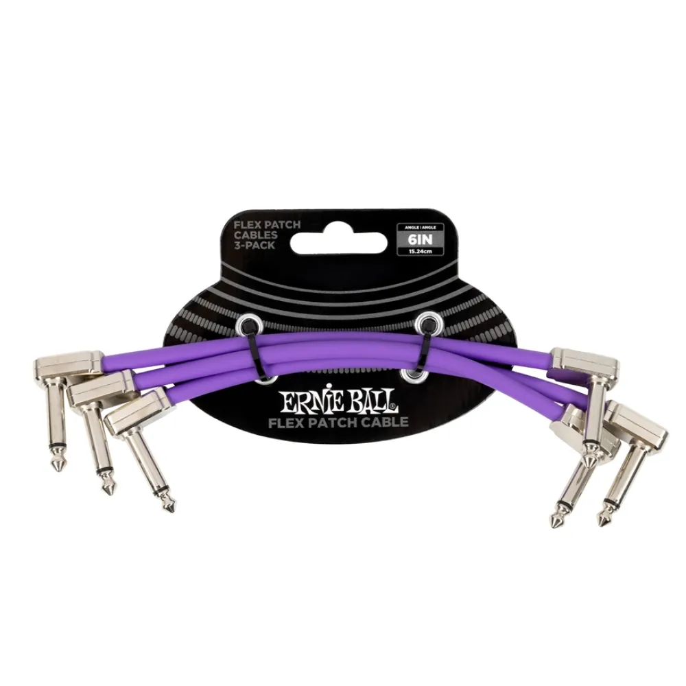 6452 Flex Patch Cable Purple 15cm 3pk