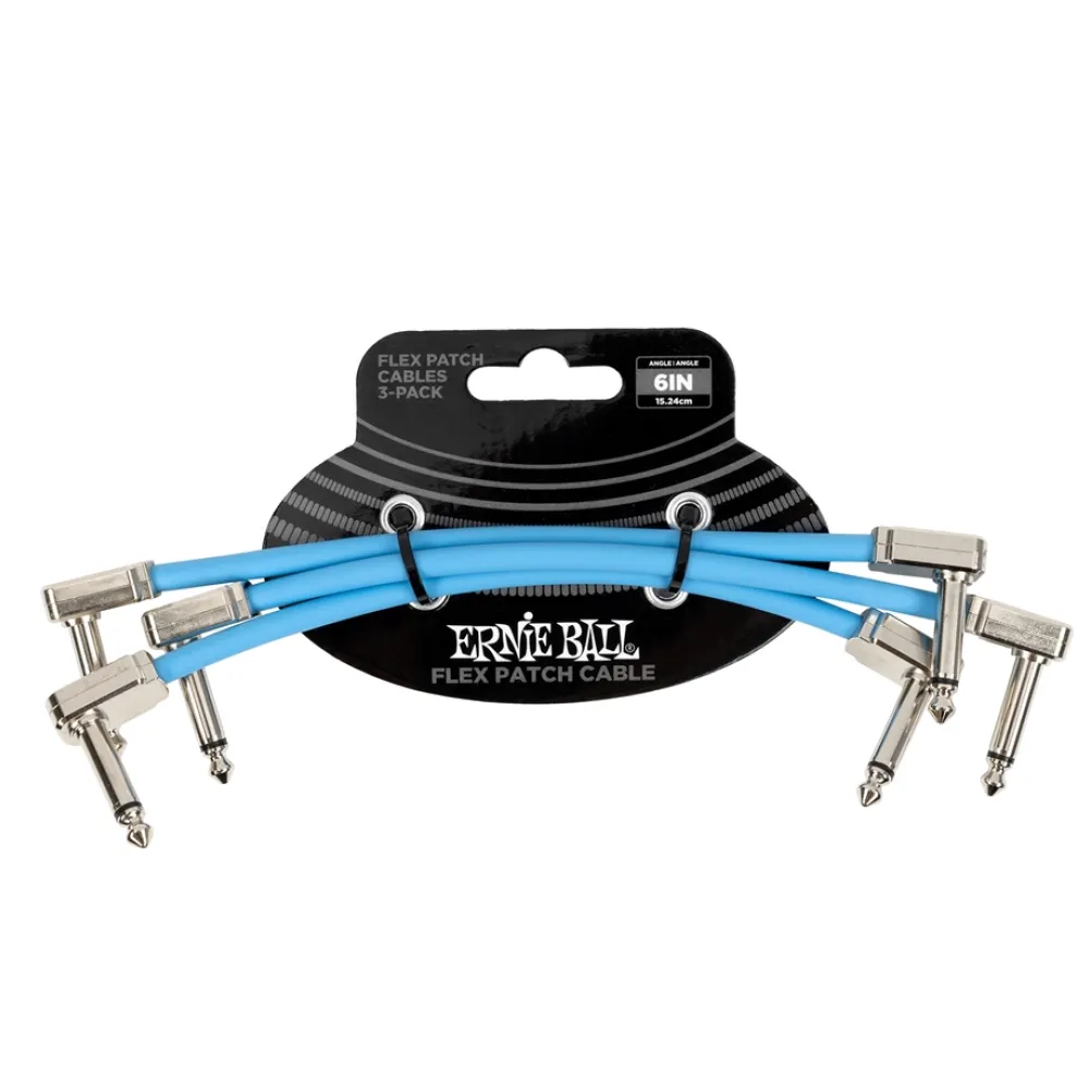 6460 Flex Patch Cable Blue 15cm 3pk