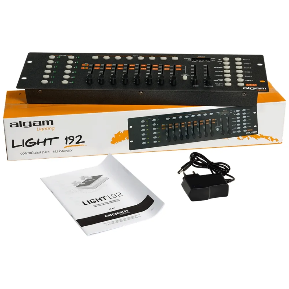 ALGAM LIGHTING LIGHT 192 CONSOLE DMX 192 CANALI