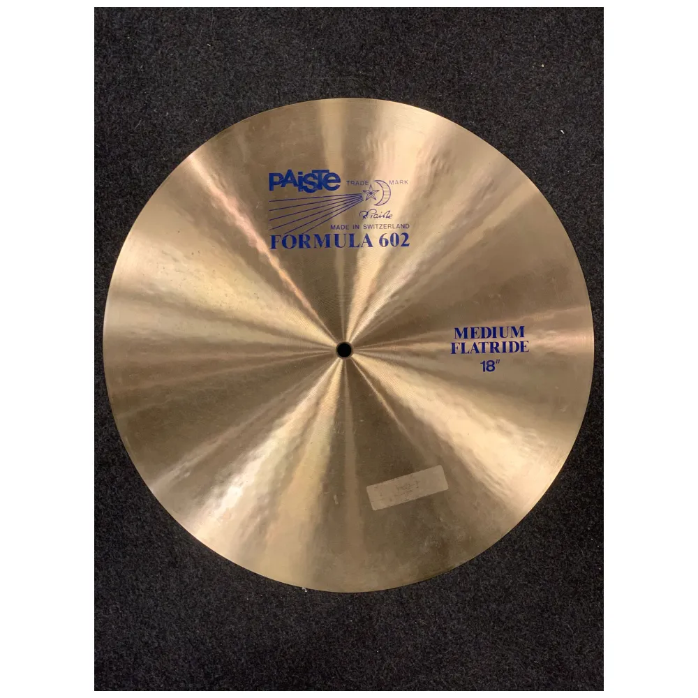 PAISTE 602 MEDIUM FLAT RIDE 18