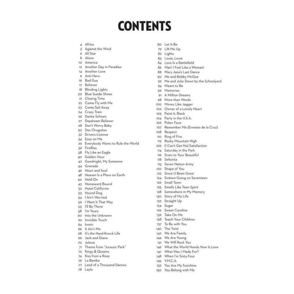 101 SIMPLE SONG SAX TENORE - immagine 2