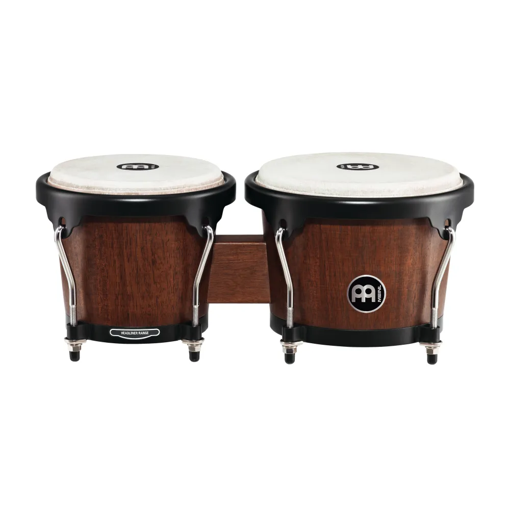 MEINL HEADLINER SERIES HB100 WOOD BONGO 6 3/4″ MACHO E 8″ HEMBRA VINTAGE WINE BARREL