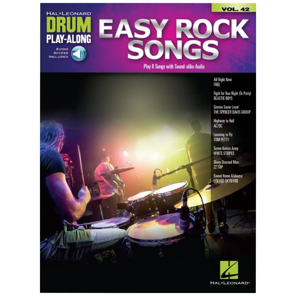 PLAY ALONG DRUM EASY ROCK SONGS