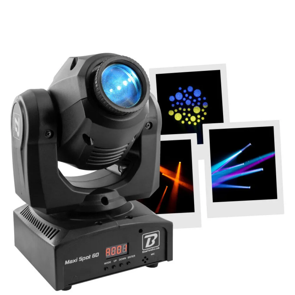 MSC BOOMAXI SPOT 60 STROBO EFFECT 7 COLOR & 7 GOBOS WHEELS