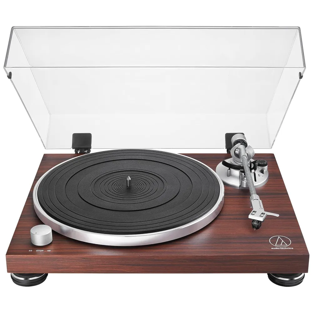 AUDIO TECHNICA AT-LPW50BTRW GIRADISCHI CINGHIA PALISSANDRO