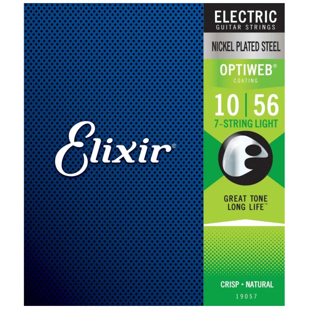 ELIXIR 19057 ELECTRIC NICKEL PLATED STEEL OPTIWEB
