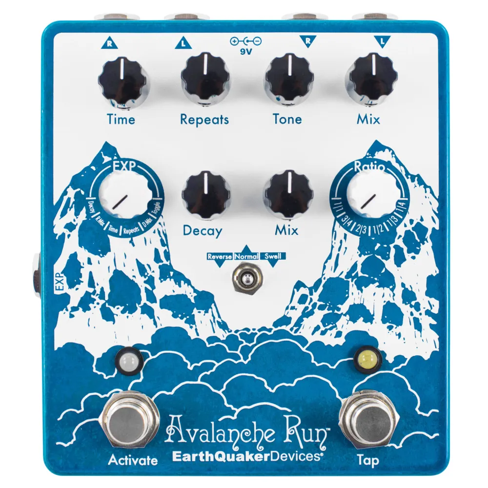 58659_324011-1000-sq-wbg EARTHQUACKER DEVICES AVALANCHE RUN V2 STEREO DELAY AND REVERB