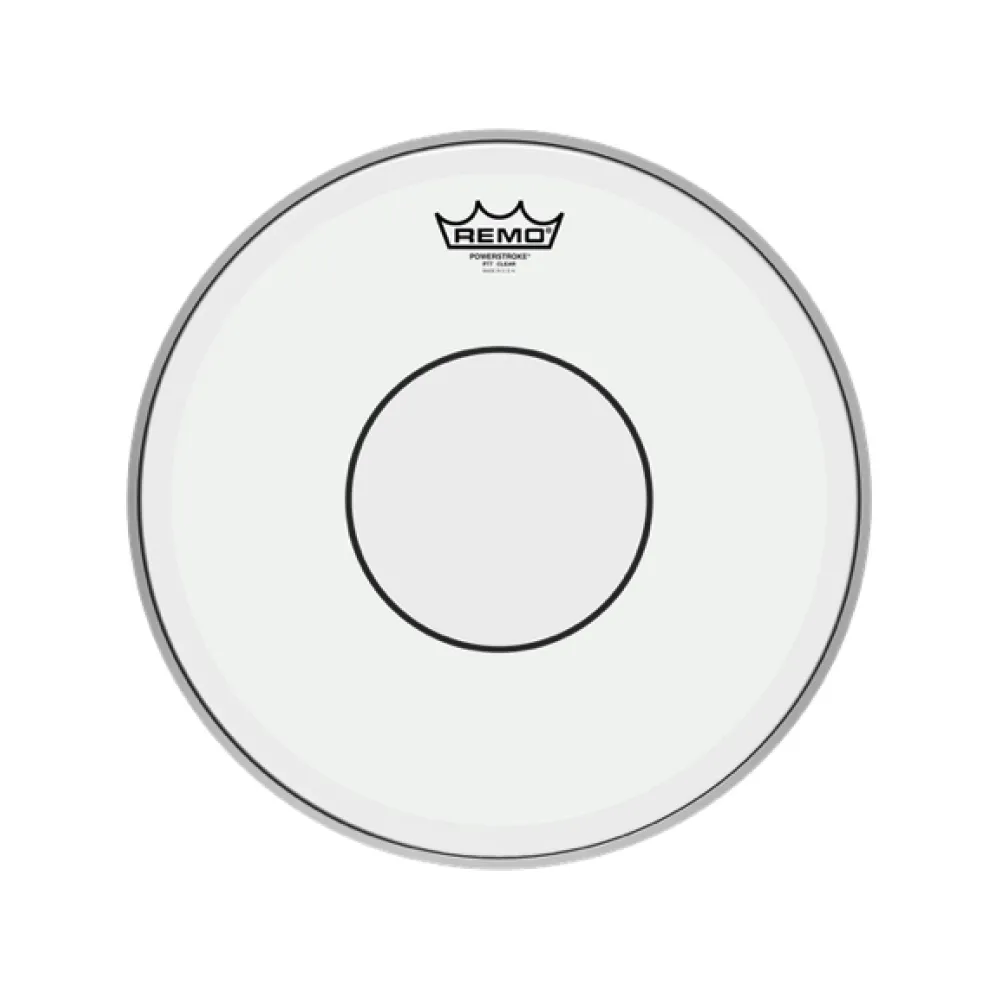 REMO POWERSTROKE 77 COATED 14” CENTRO TRASPARENTE