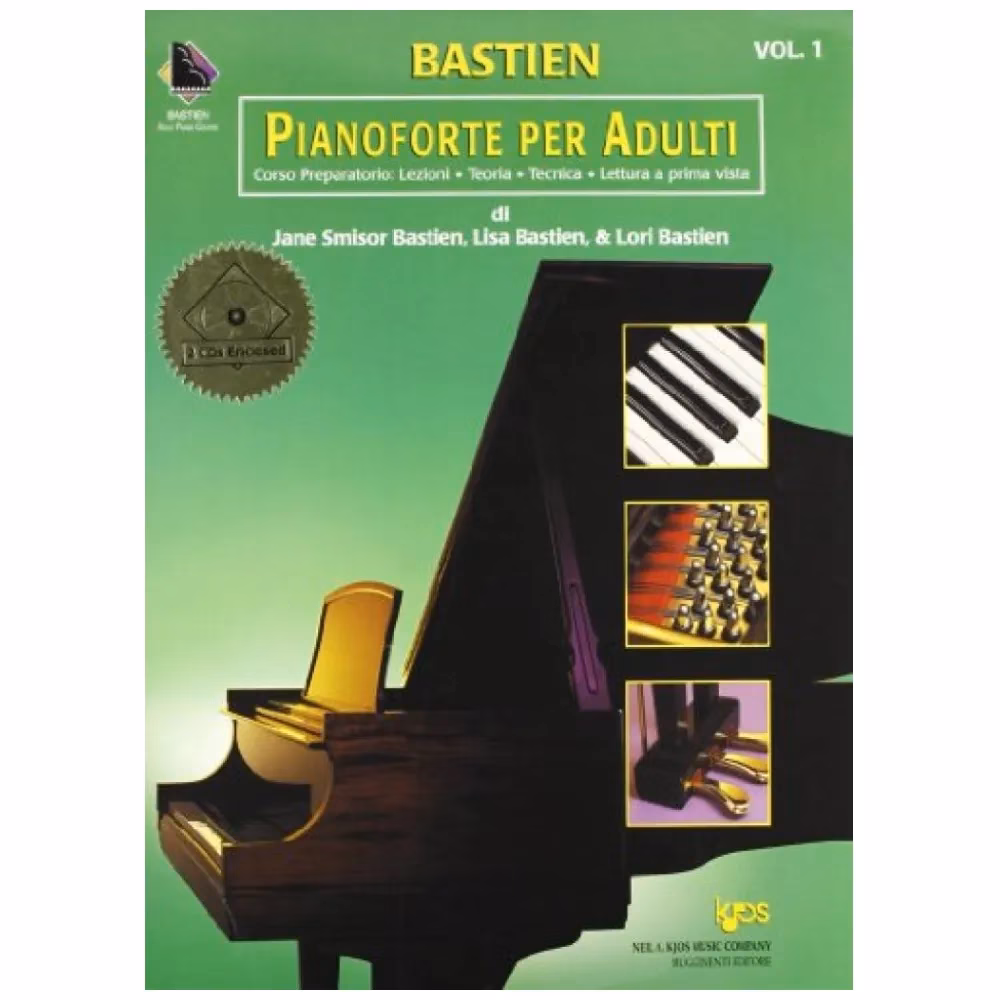 BASTIEN NUOVO CORSO DI PIANOFORTE PER ADULTI VOL 1