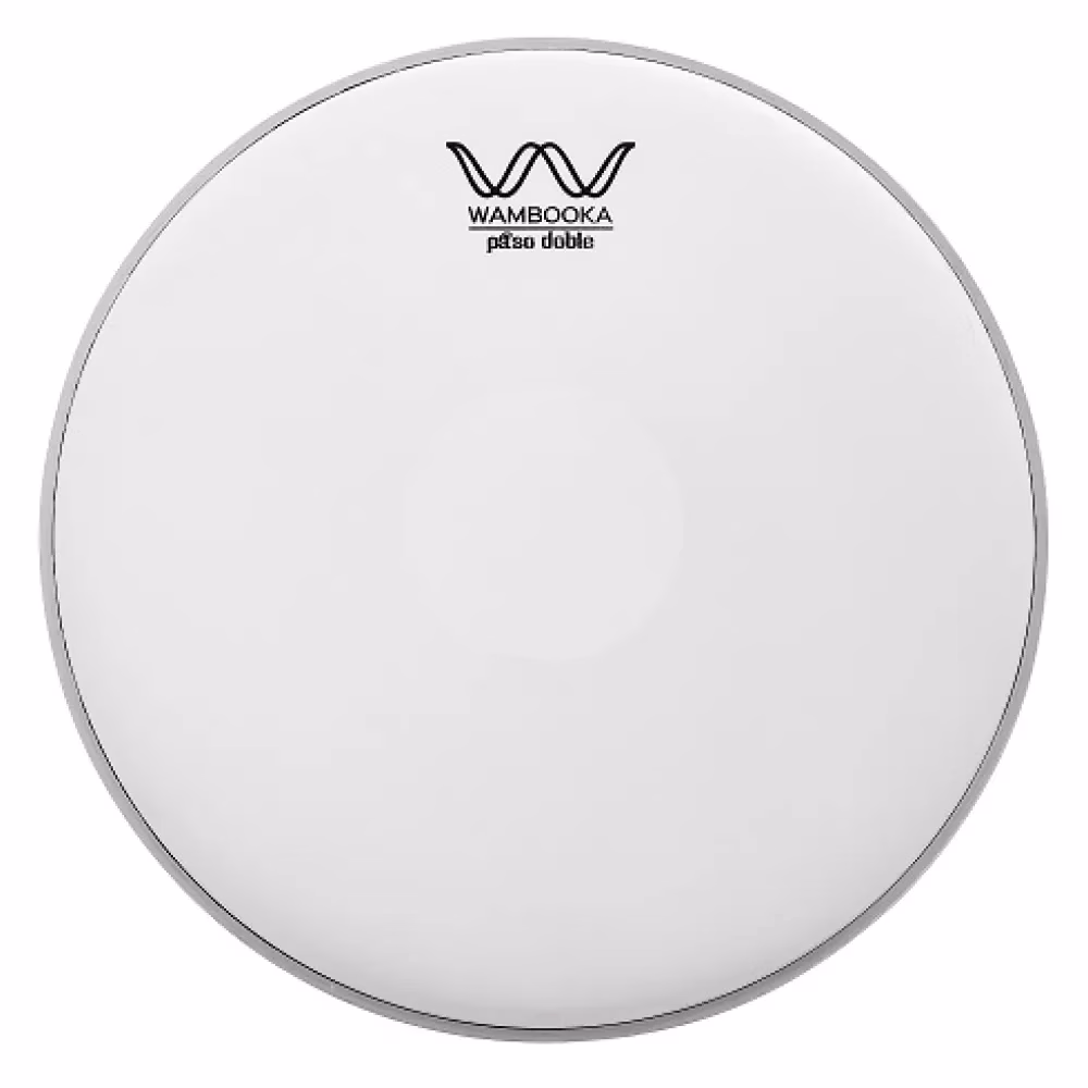 WAMBOOKA PASO DOBLE 14″ WHITE COATED/CIRCLE – DOT – CARTON BOX – MONOSTRATO 10MIL + SORDINA CIRCOLARE