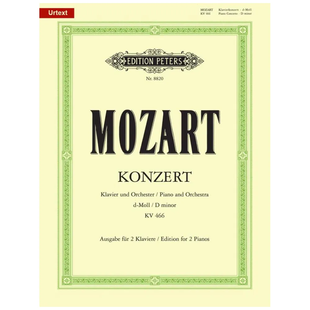MOZART KONZERT KV466 PIANO E ORCHESTRA D MINOR