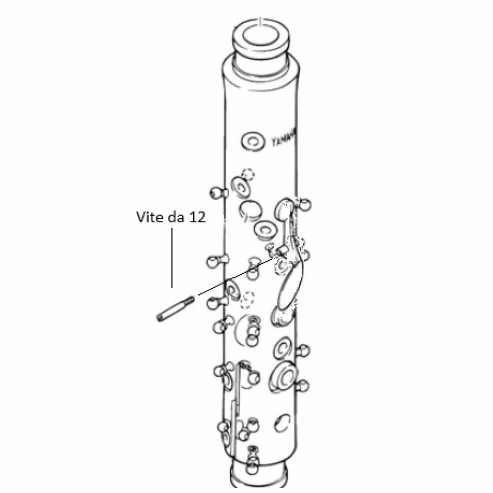 60145_333242-1000-sq-wbg YAMAHA VITE A PERNO DA 12MM PER CLARINETTO