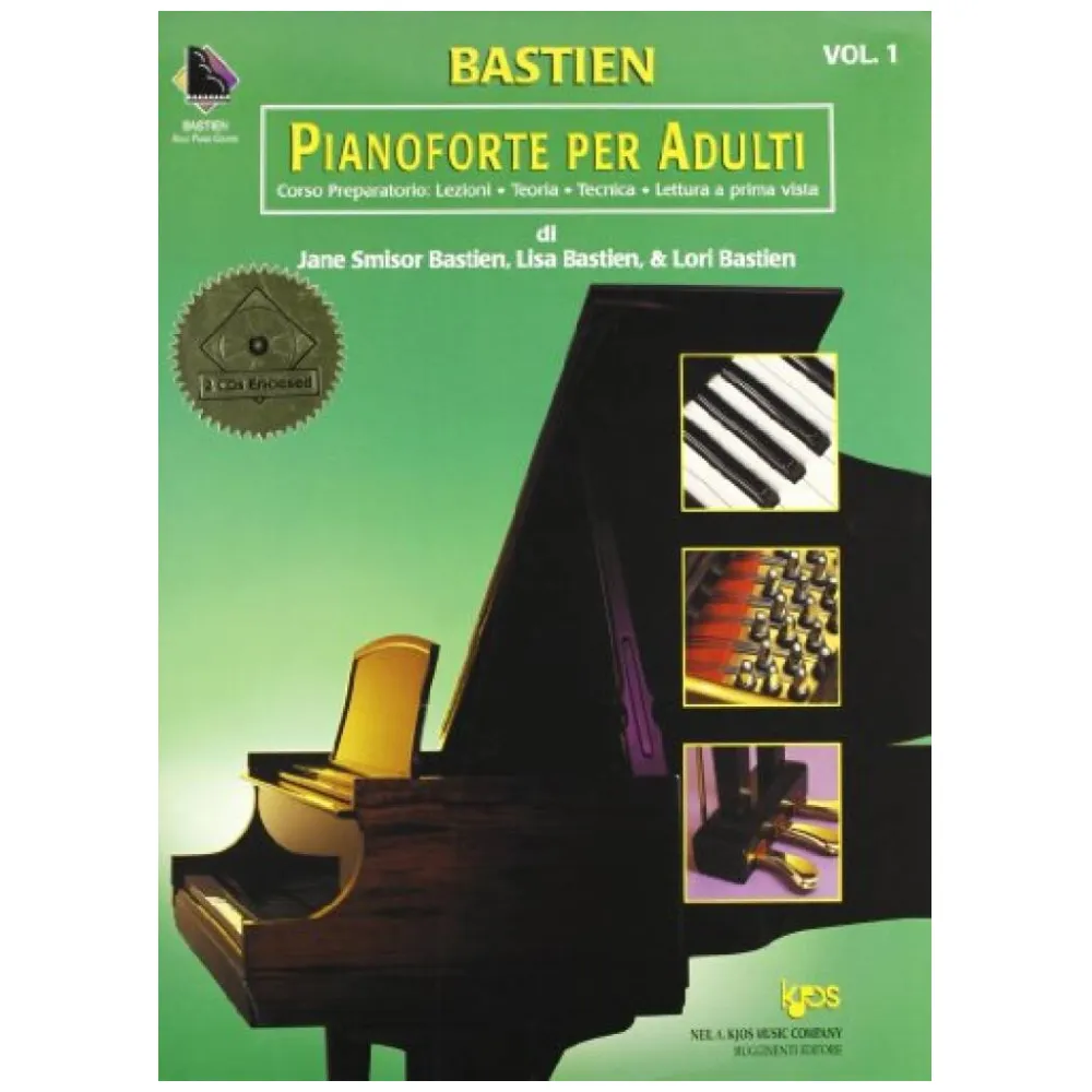 BASTIEN NUOVO CORSO DI PIANOFORTE PER ADULTI VOL 1